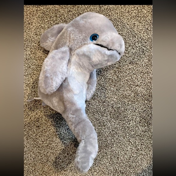 The Petting Zoo Plush Dolphin - Picture 2 of 4